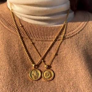 layering coin necklaces
