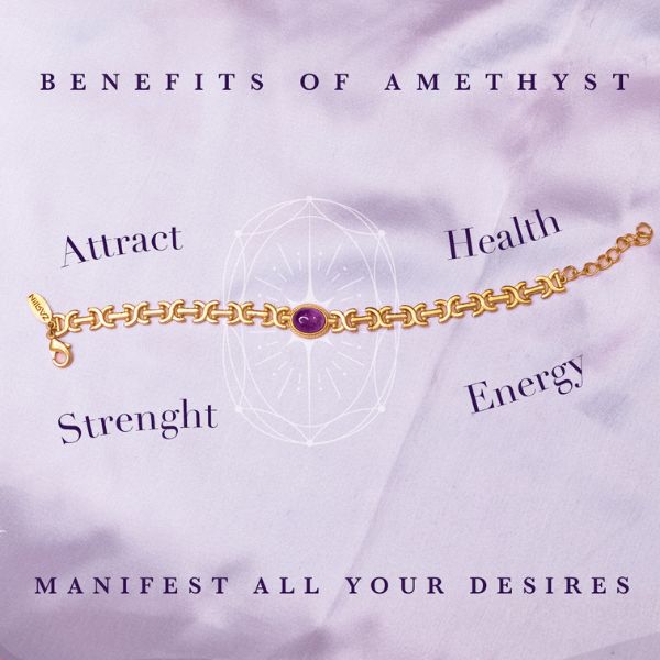 amethyst healing bracelet