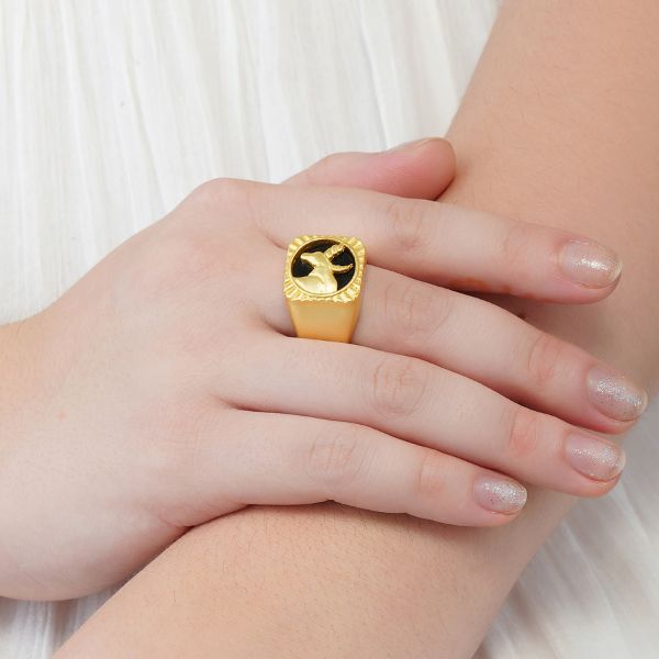 taurus unisex ring