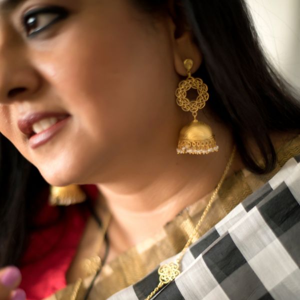 jhumkas for formal events