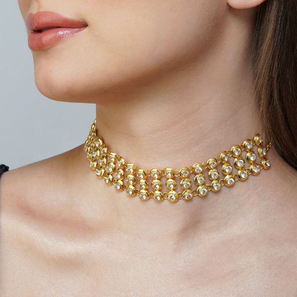 bling choker necklace for brides