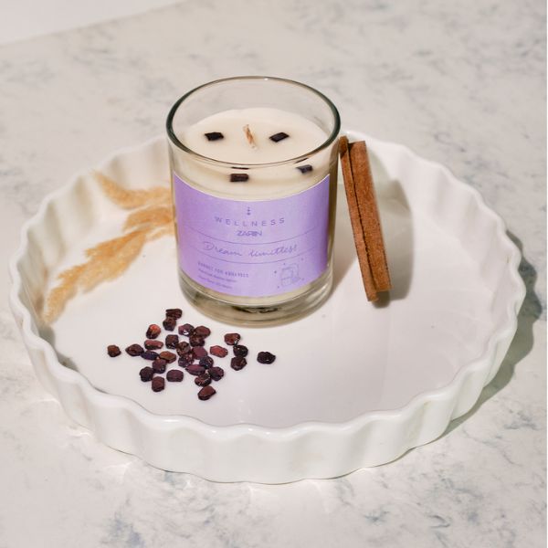 aquarius zodiac candle