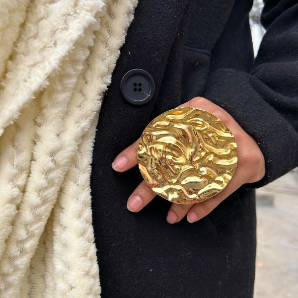 gold statement ring