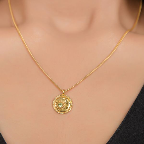 leo birthstone necklace