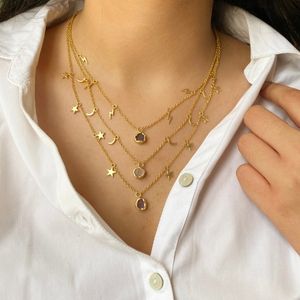 pre layered necklace