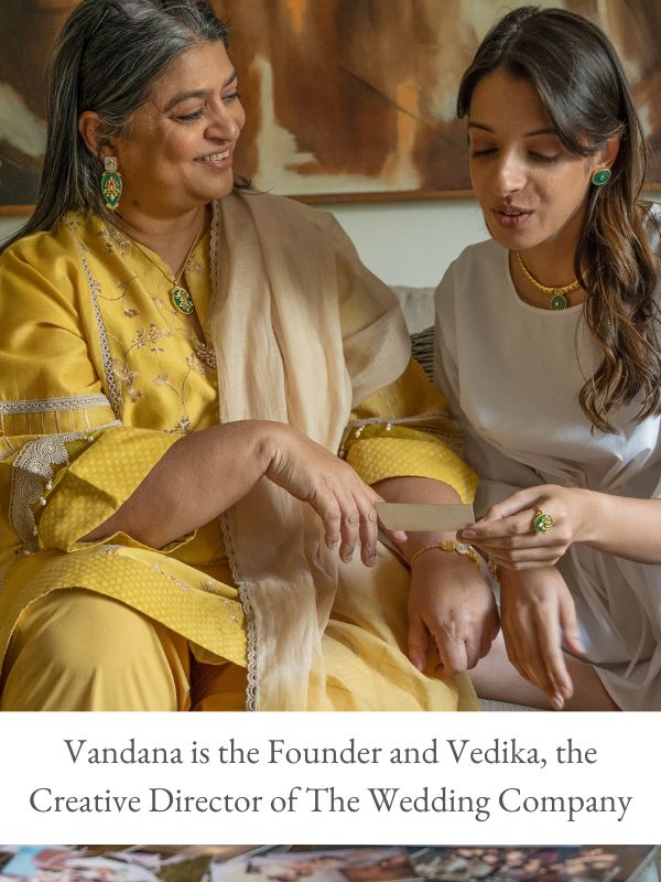 vandana and vedika mohan in heirlooms by zariin