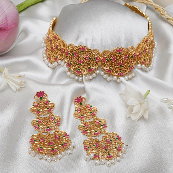 necklace and earrings set