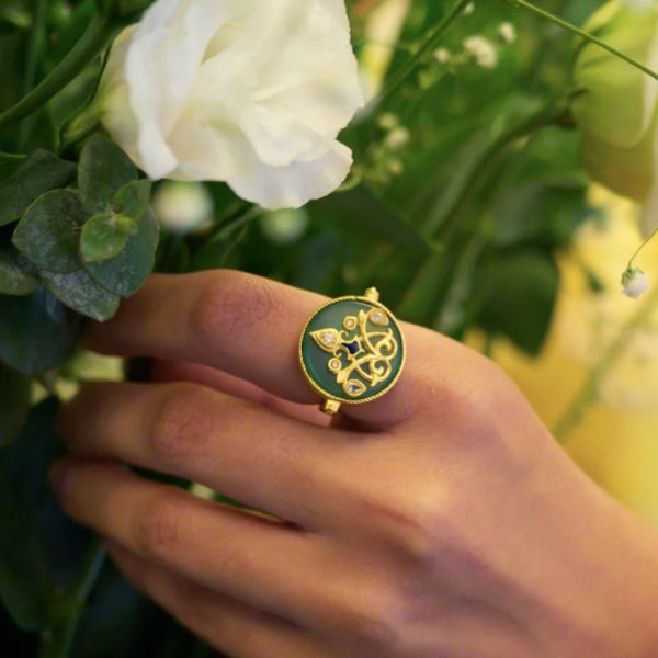 statement ring for christmas party