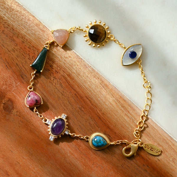 evil eye power goddess bracelet