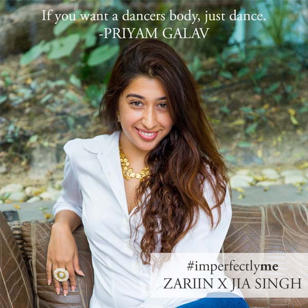 priyam galav fro zariin body positivity campaign