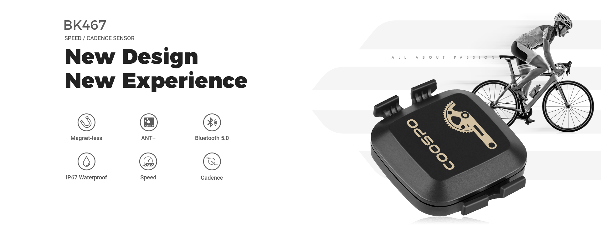 Coospo-bk467-cycling-sensor-main-features