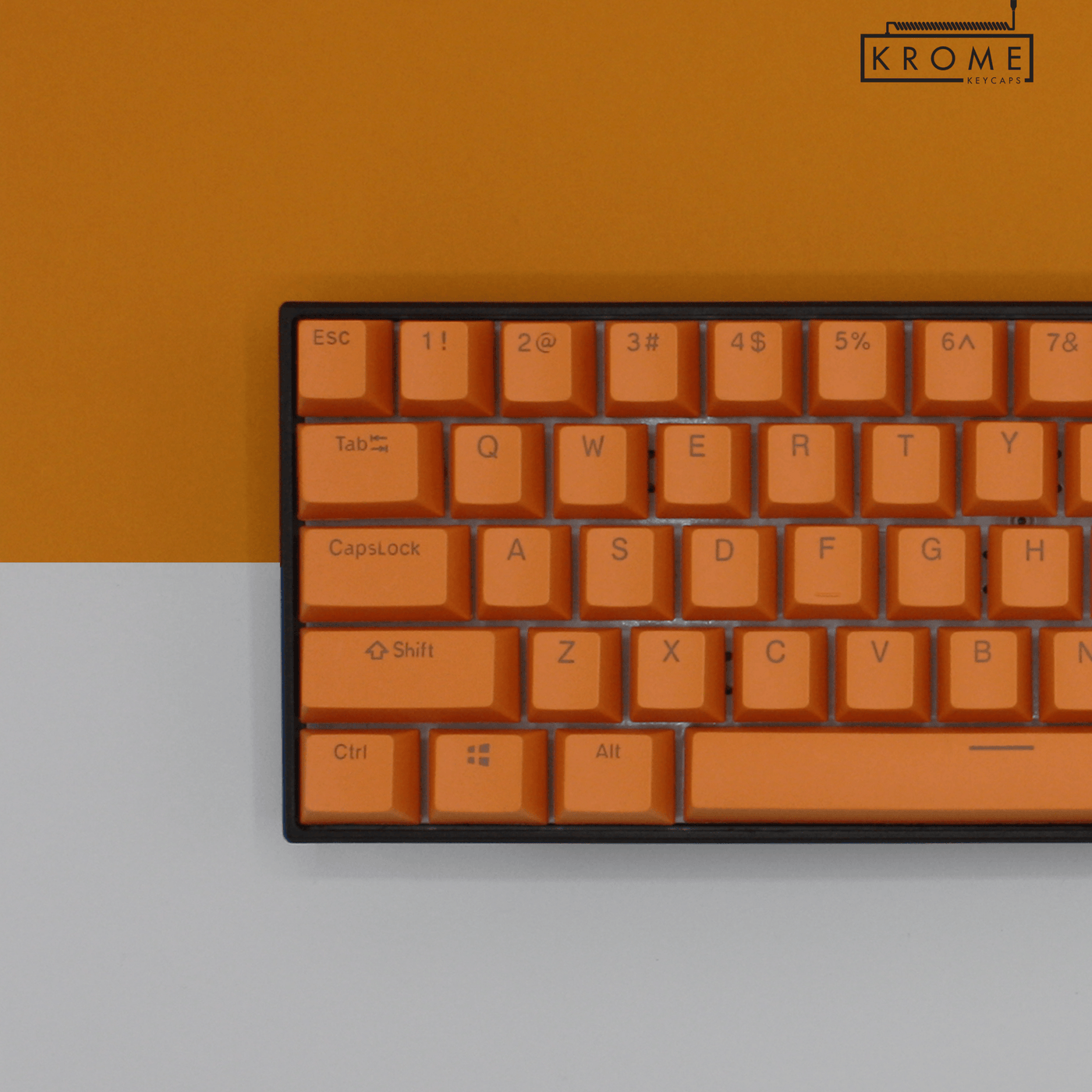 orange colour keyboard