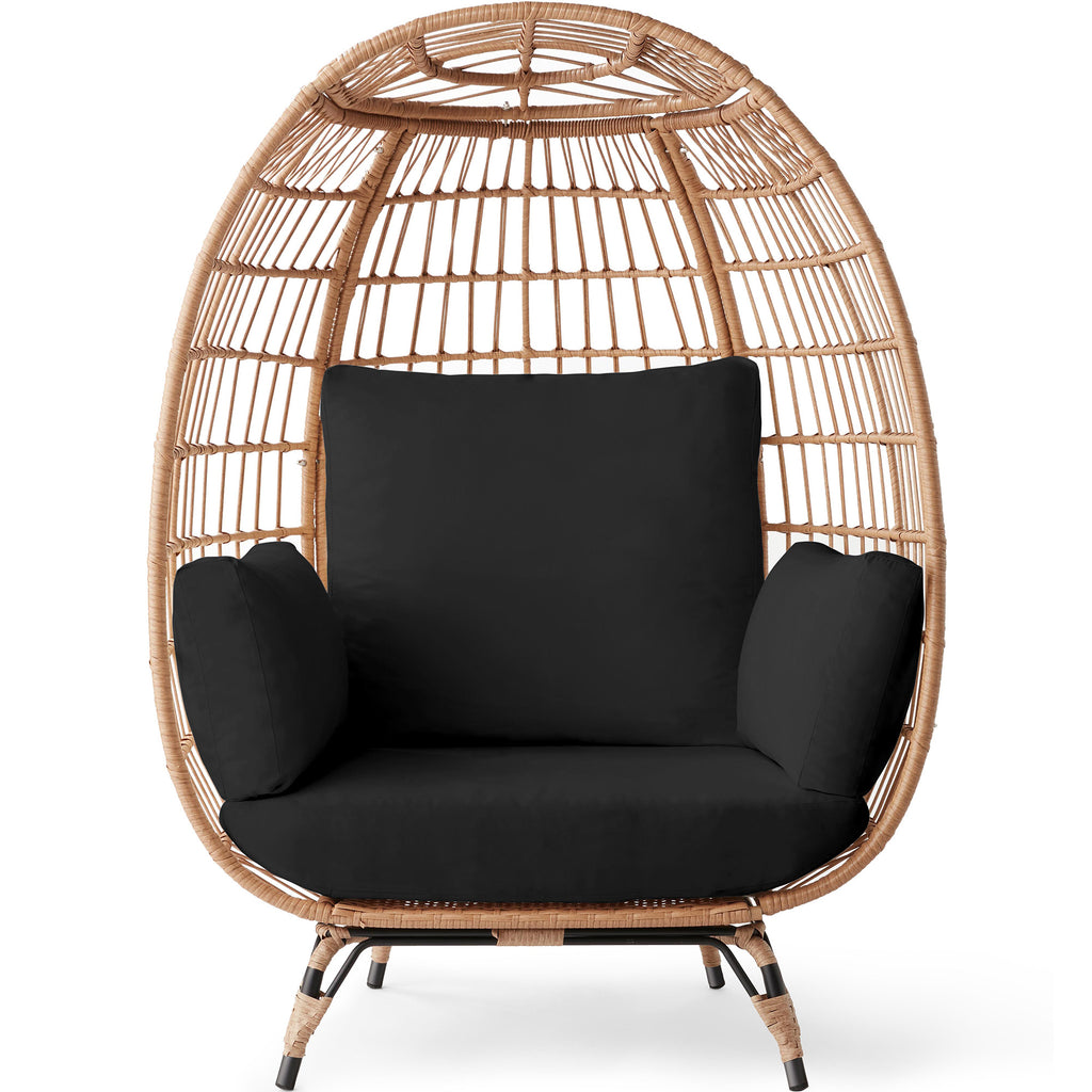 Wicker Egg Chair Oversized Indoor Outdoor Patio Lounger – Best Choice