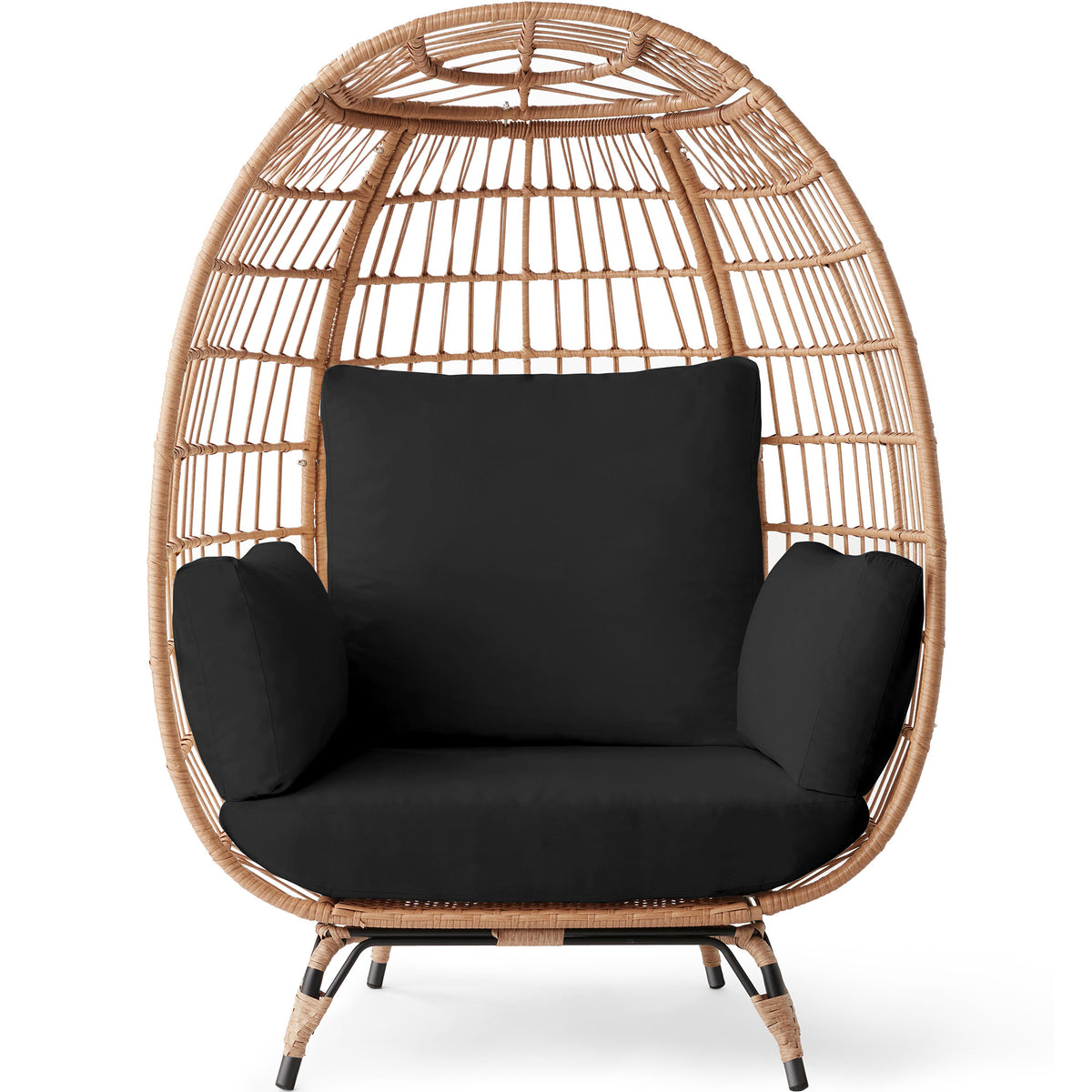 Wicker Egg Chair Oversized Indoor Outdoor Patio Lounger Best Choice