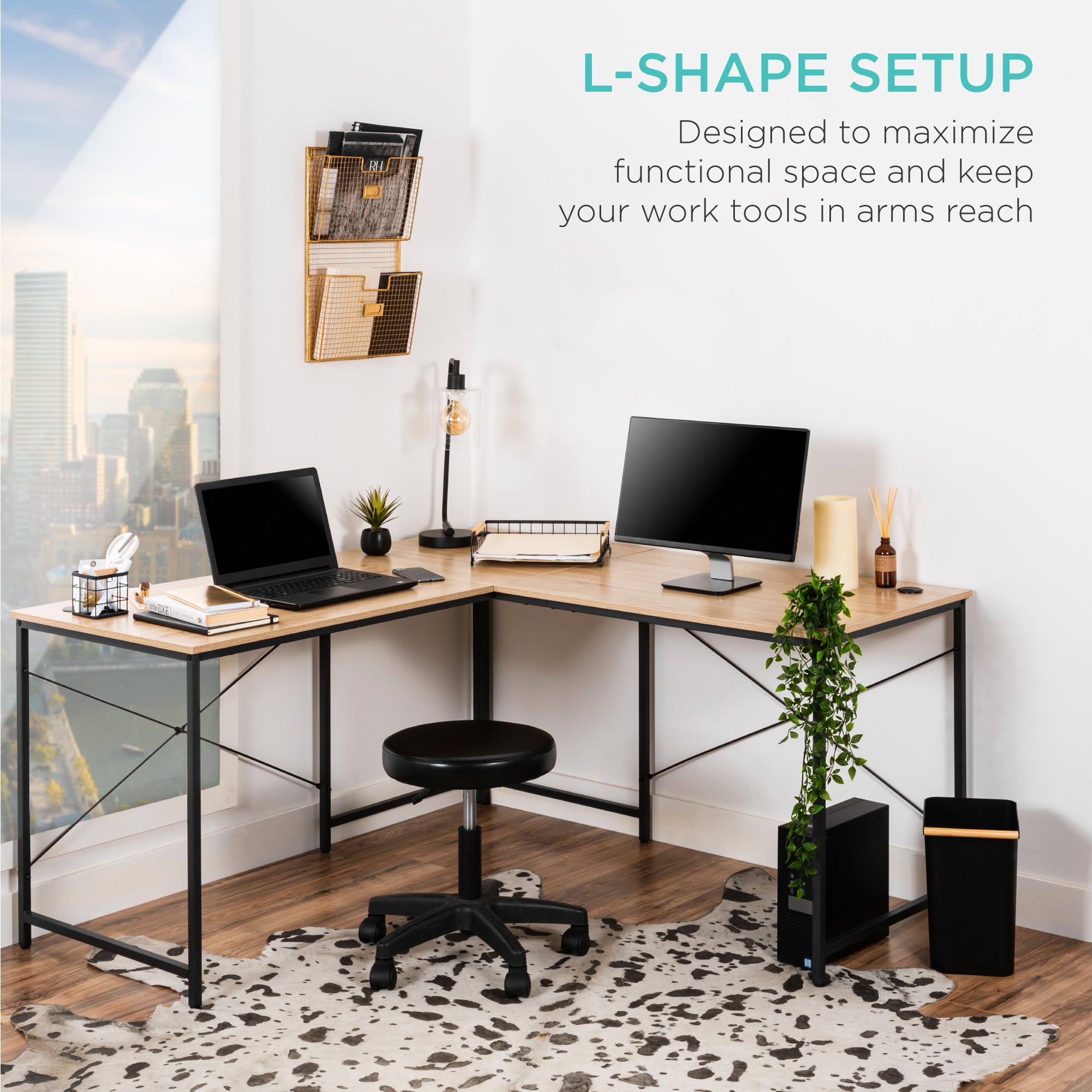 l shaped desk afterpay