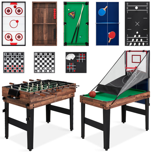 Giantex 10-in-1 Combo Game Table Set, Multi Game Table for Home, Game Room  