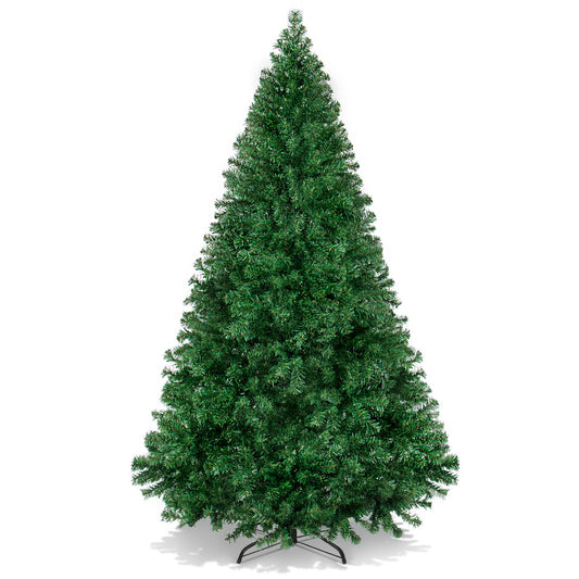 Best Choice Products 4.5ft Snow Flocked Christmas Tree, Premium Holiday Pine Branches, Foldable Metal Base