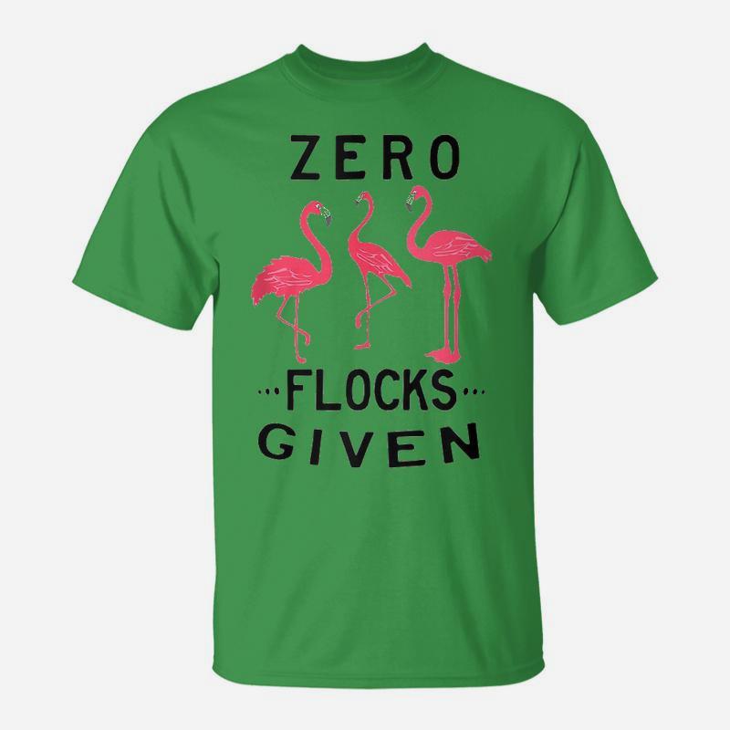 Zero Flocks Given Flamingo V2 Unisex T-Shirt