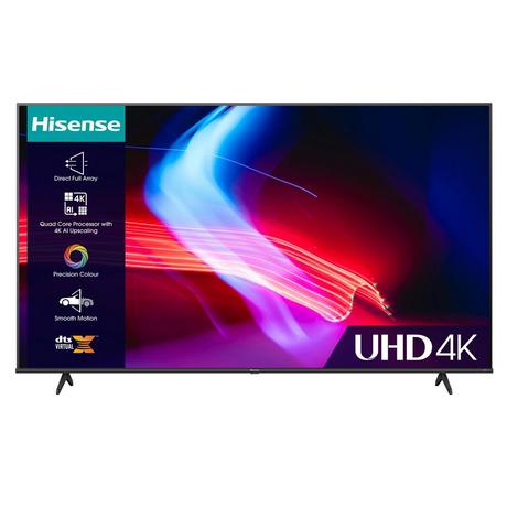 Image of 65" HISENSE 65A6KTUK Smart 4K Ultra HD HDR LED TV with Amazon Alexa, Black