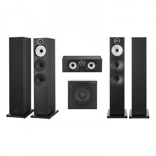 Image of Bowers & Wilkins 603 S3 5.1 Surround Sound Speaker Package Black