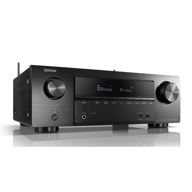 Denon AVRX1600H 7.2ch 4K Ultra HD AV Receiver with 3D Audio and HEOS Built-in