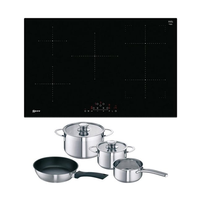 Neff T48FD23X2KIT Frameless Induction Hob with FREE Pan Set