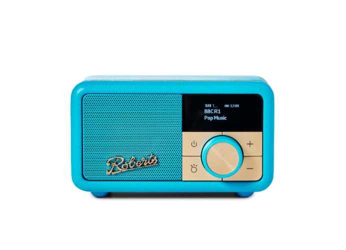 Image of Roberts Revival Petite DAB DAB+ Bluetooth Rechargeable Digital Radio Electric Blue