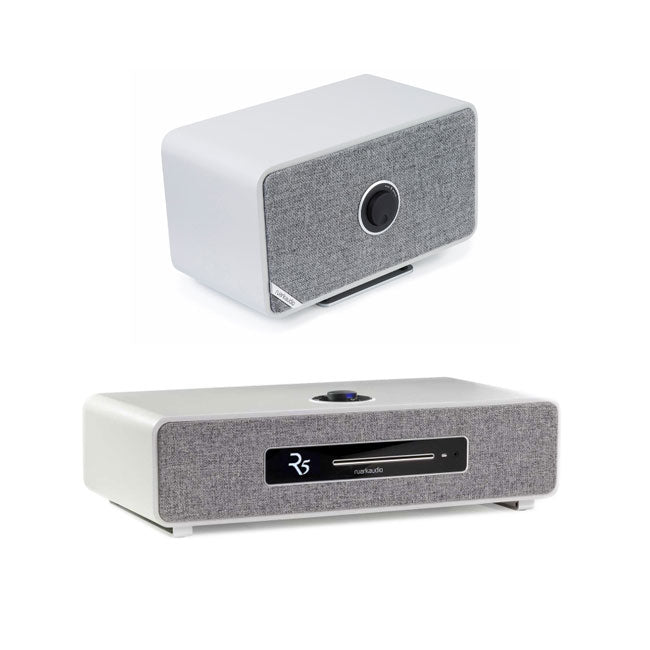 Ruark R5 High Fidelity Music System and MRx Wireless Speaker Grey