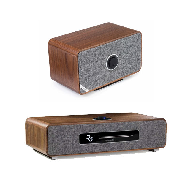 Ruark R5 High Fidelity Music System and MRx Wireless Speaker Walnut
