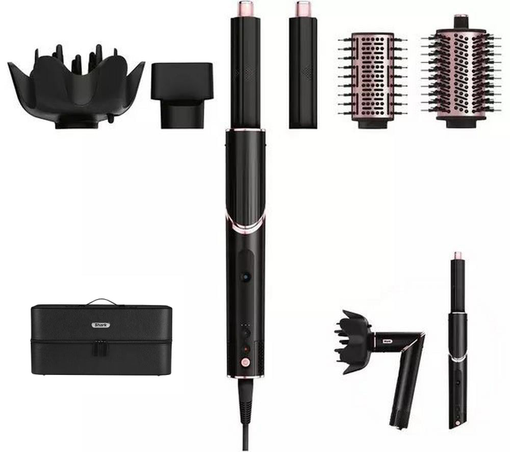 Image of Shark HD440UK FlexStyle 5-in-1 Air Styler & Hair Dryer with Storage Case Black