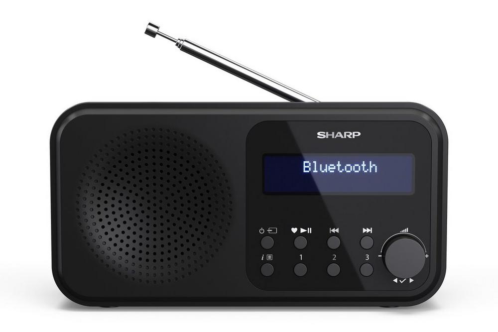 Image of Sharp DRP420 Wireless DAB Radio Black