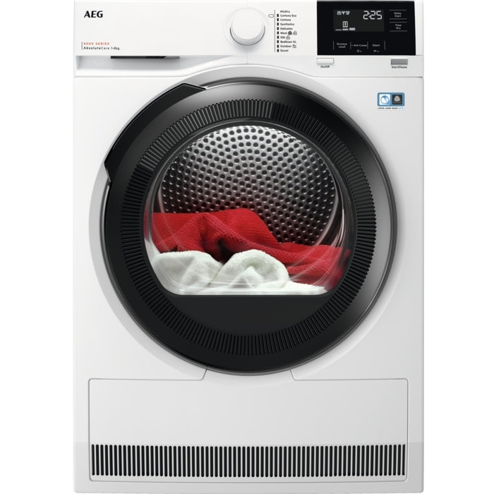 Image of AEG TR818P4B Series 8000 AbsoluteCare 8Kg Heat Pump Tumble Dryer White