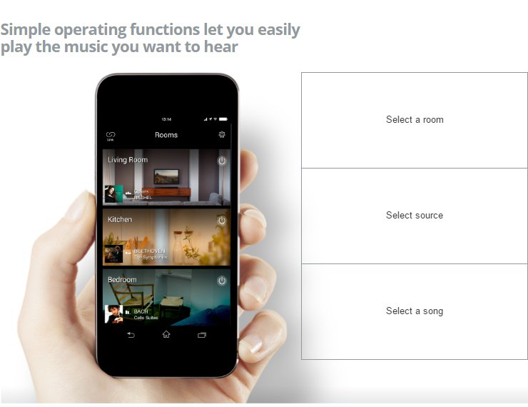 Yamaha MusicCast - Simple operating functions let you easily play the music you want to hear