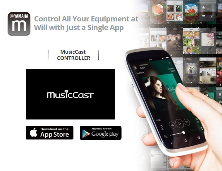 Yamaha MusicCast - control all your equipment at will with just a single app