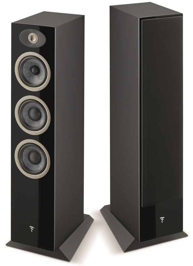 Image of Focal Theva N2 Compact Floor Standing Speakers Pair Black