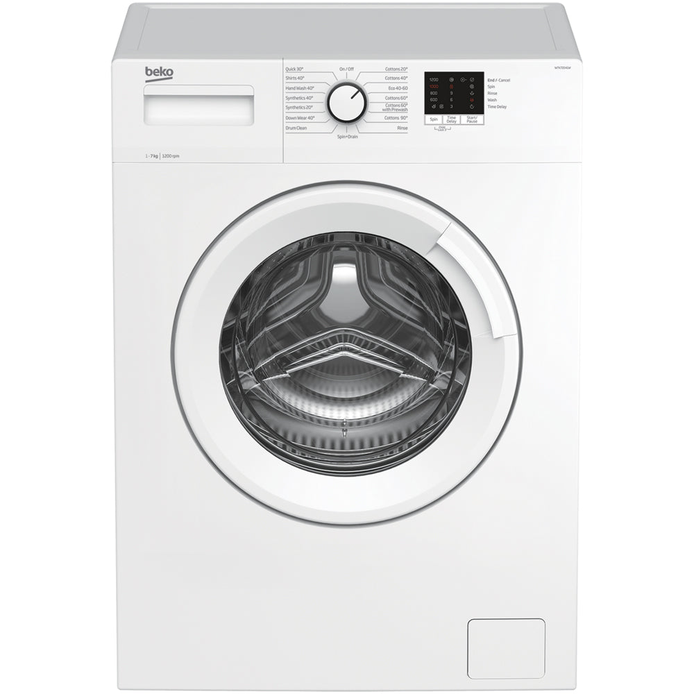 Image of Beko WTK72041W 7kg 1200 Spin Washing Machine with Quick Programme - White