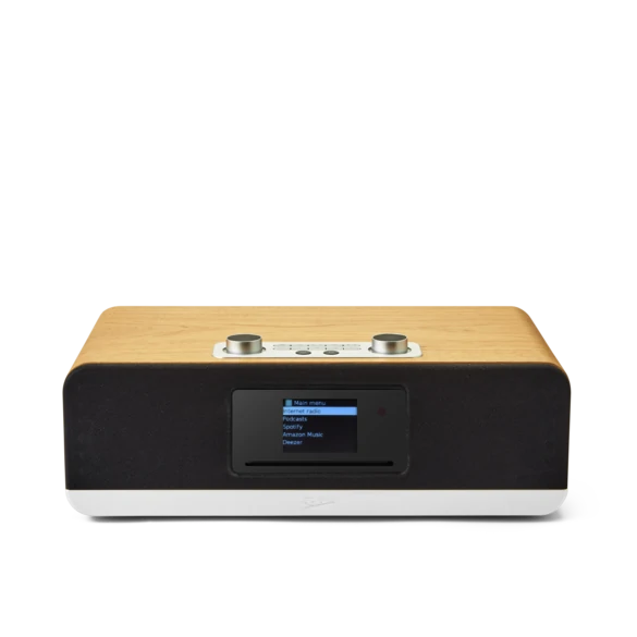 Image of Roberts Stream 67L Bluetooth Sound System with CD Player and Internet DAB+ Radio - Natural Wood