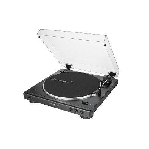 Image of Audio Technica ATLP60XBTBK Fully Automatic Bluetooth Wireless Belt-Drive Stereo Turntable in Black