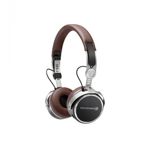 Image of Beyerdynamic Aventho Wireless Mobile Tesla Bluetooth headphones with sound personalization (closed) Brown