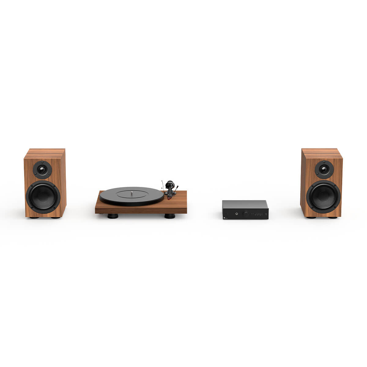 Photos - Other for Hi-Fi and Hi-End Pro-Ject Colourful Audio System Walnut debutcarbon-evo-system-swn 
