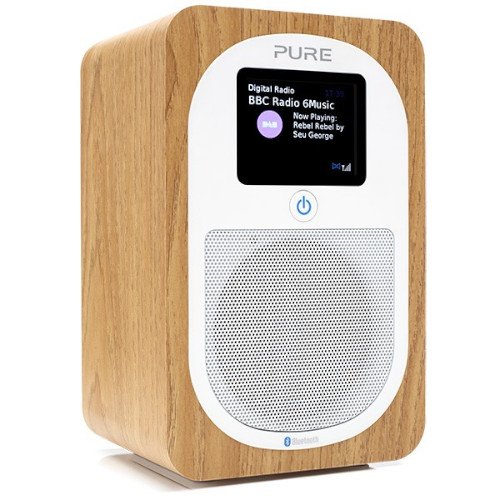 Image of PURE Evoke H3 Portable DAB/DAB+ & FM Radio with Bluetooth In Oak