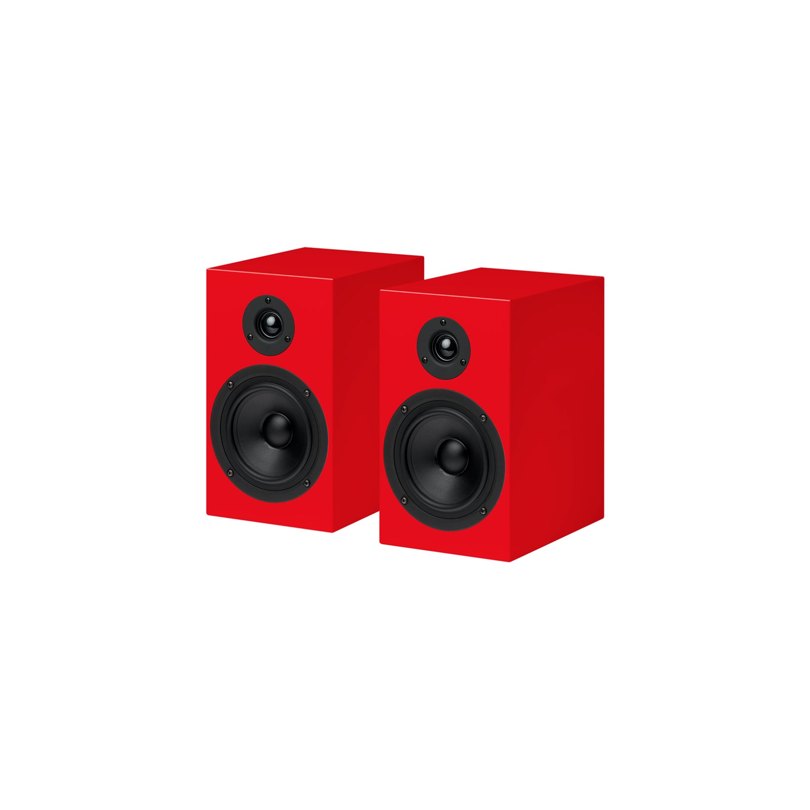 Image of Pro ject Speakers Box 5 Two-Way Monitor Speakers In Red