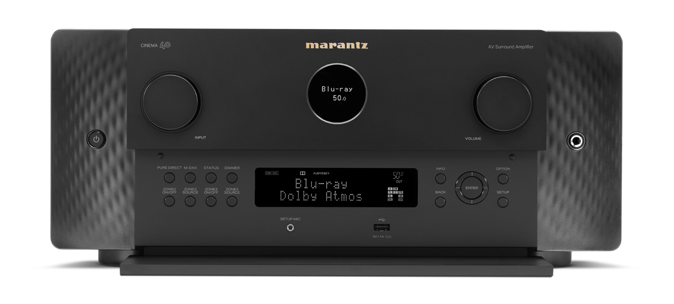 Image of Marantz CINEMA 40 Premium 9.2 Channel AV Receiver - Black