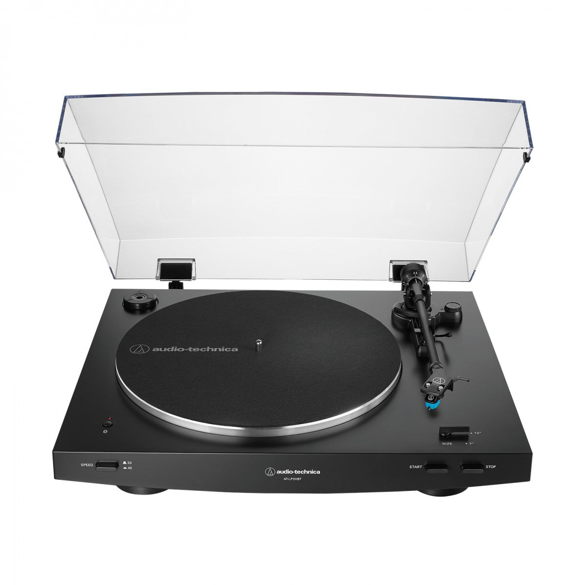 Image of Audio Technica ATLP3XBT Belt-Drive BLUETOOTH Turntable in Black Open Box Clearance