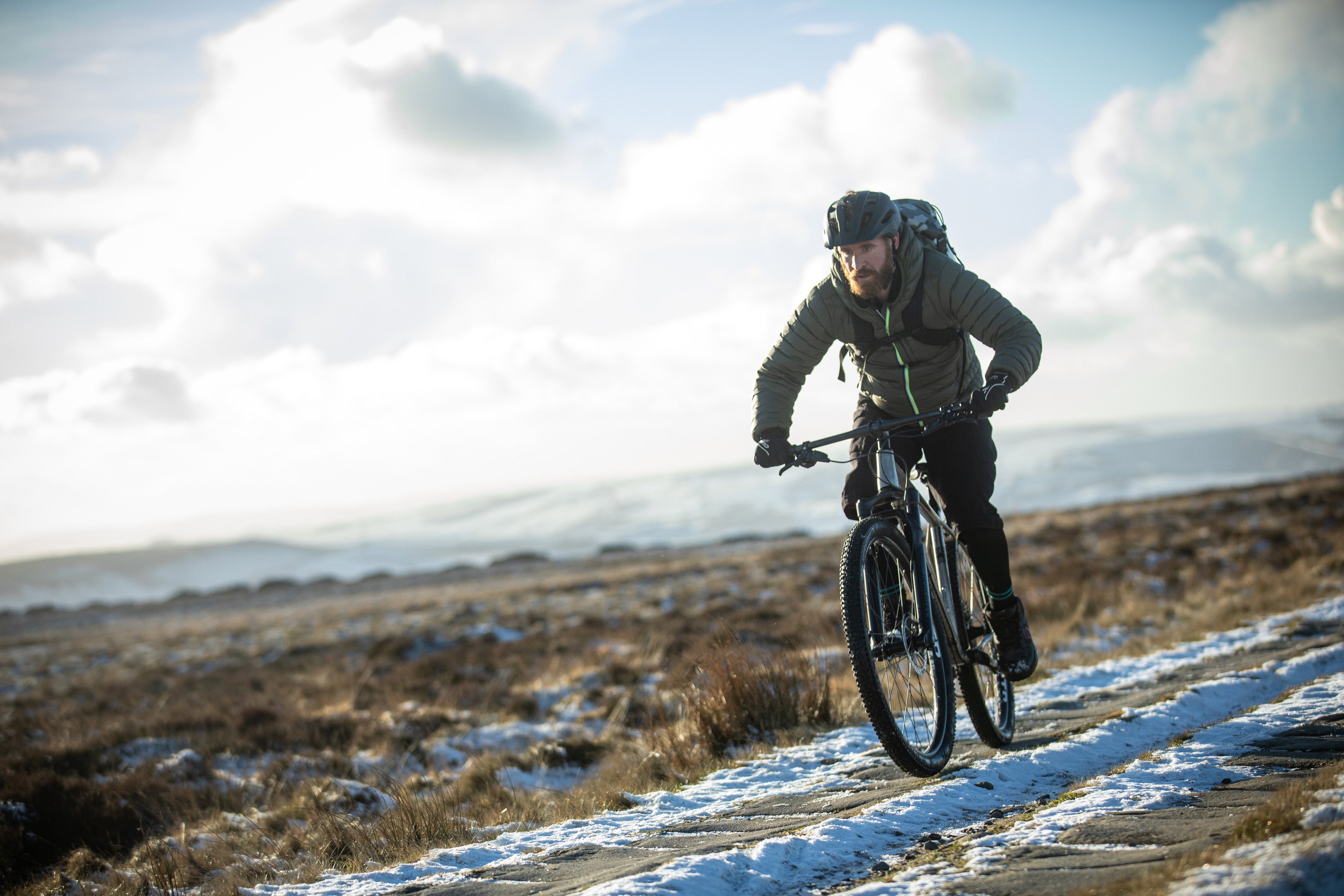 Winter cycling is great physical exercise and can improve your