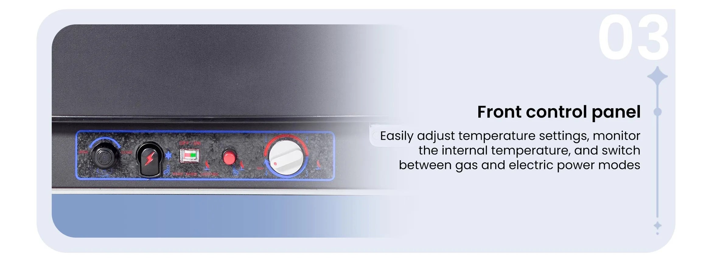 DSG-40L Operator panel for easy operation in the UK