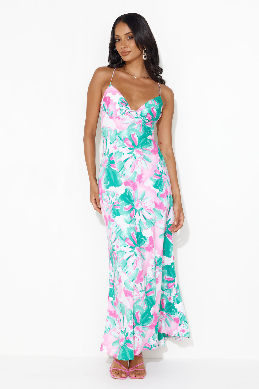 Outback Party Maxi Dress Green