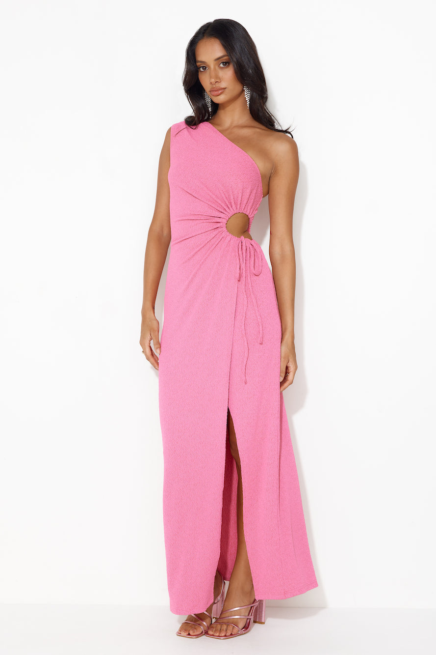 Beach Club Approved Maxi Dress Hot Pink