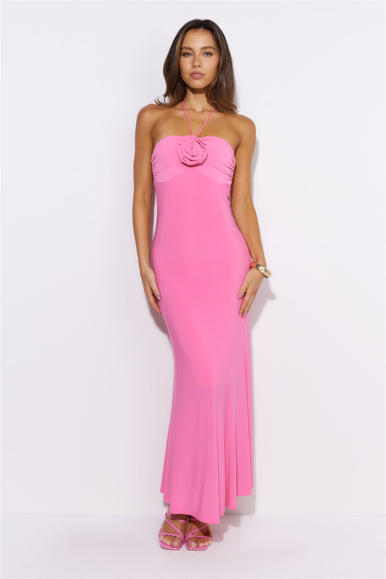 Simply Gorgeous Maxi Dress Pink
