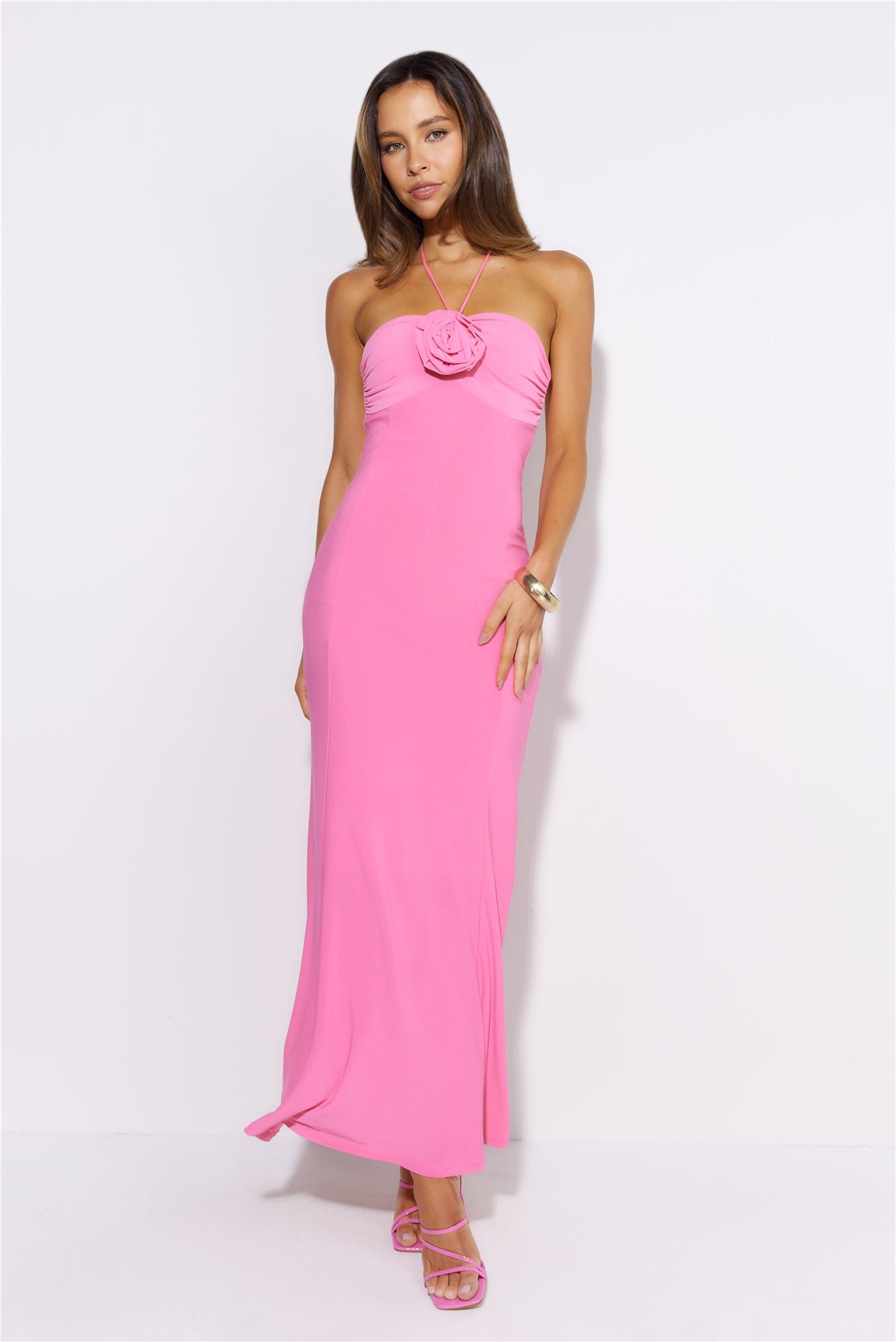 Simply Gorgeous Maxi Dress Pink